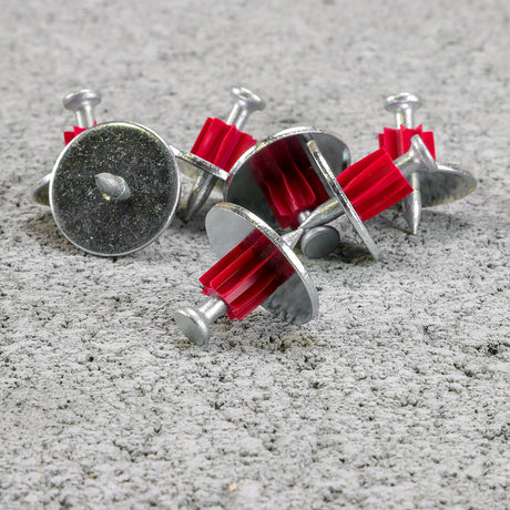 CNDPNW1-MC 1" Concrete Drive Pins with Washers (1,000 Count) - BULK