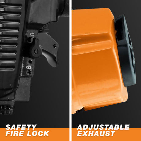 PCTN64 Pneumatic 14-Gauge 2-1/2" Heavy Duty Concrete T Nailer