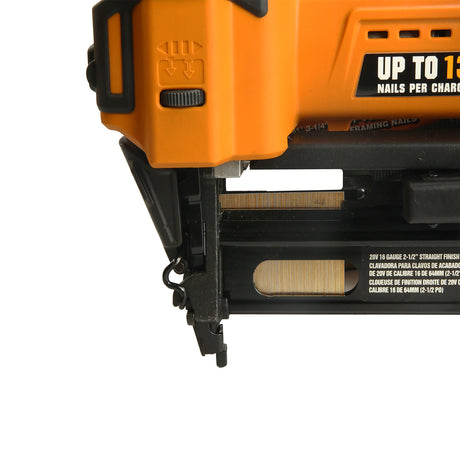 PE20VT64 20 Volt Cordless 16-Gauge 2-1/2" Straight Finish Nailer (Tool Only)